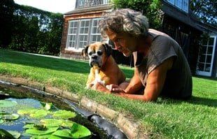 billy-squier-and-boxer-dog